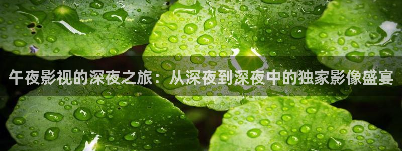 桔子視頻在線觀看：午夜影視的深夜之旅：從深夜到深夜中的獨(dú)家影像盛宴